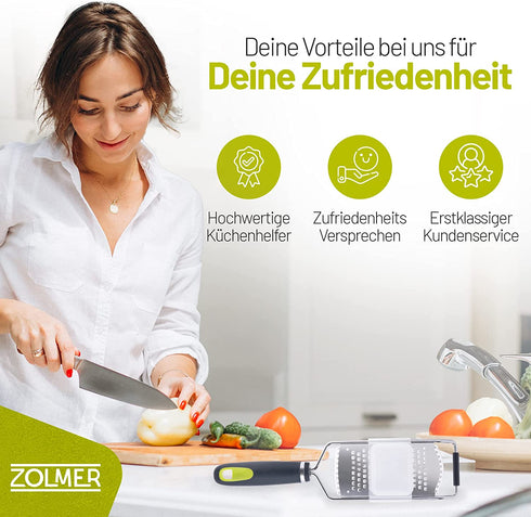 KÜCHENREIBE M TYP B MIT FINGERSCHUTZ