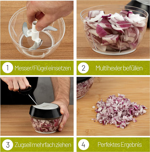 Multizerkleinerer mit Rührflügel