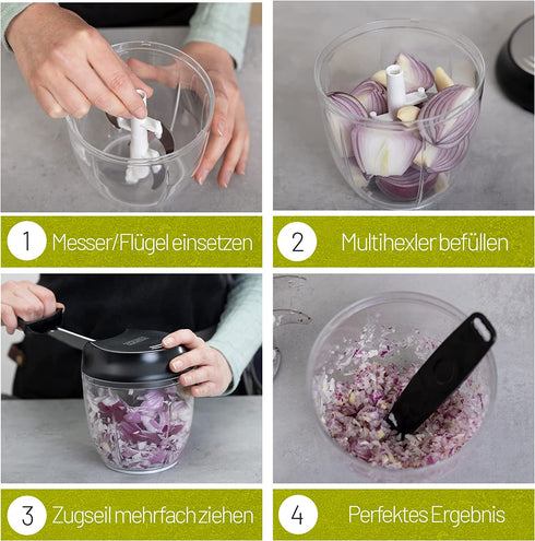 Multizerkleinerer mit Rührflügel