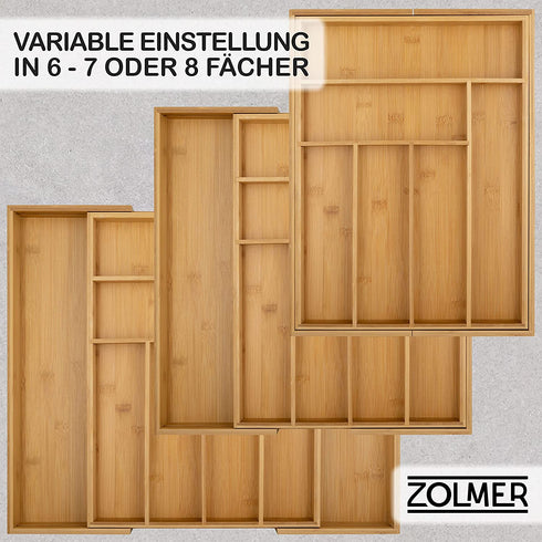 Bambus Schubladeneinlage L