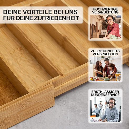 Bambus Schubladeneinlage L